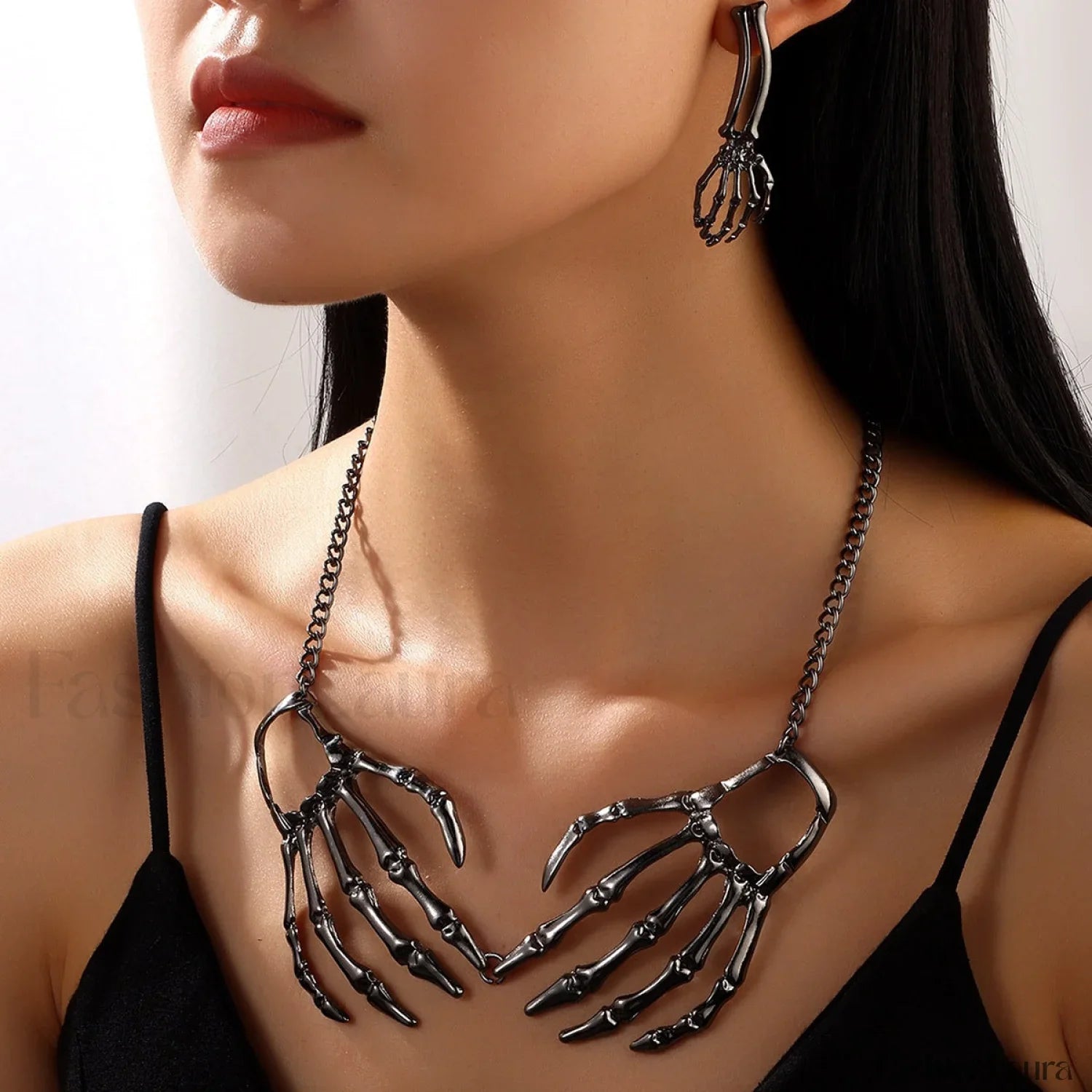 Personality Skull Pendant Hip-Hop Halloween Necklace