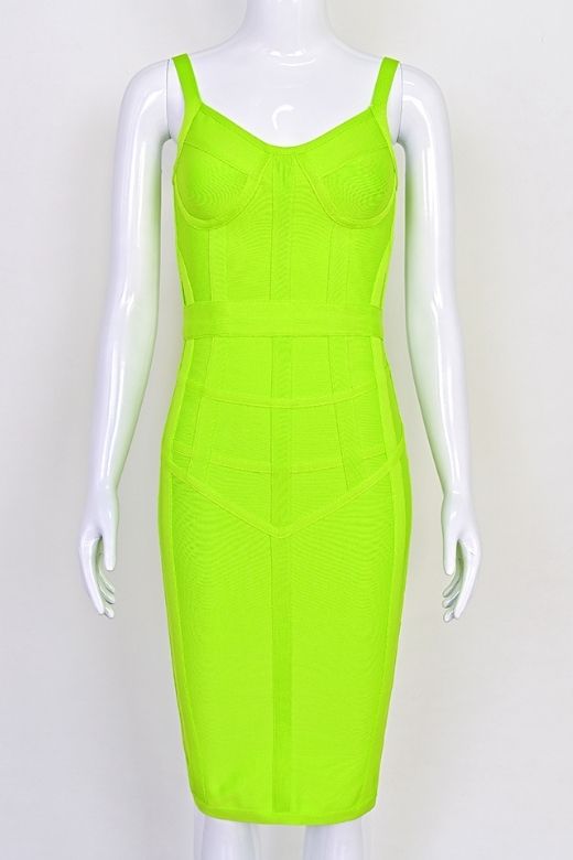 Pip Bandage Corset Dress - Sky Blue