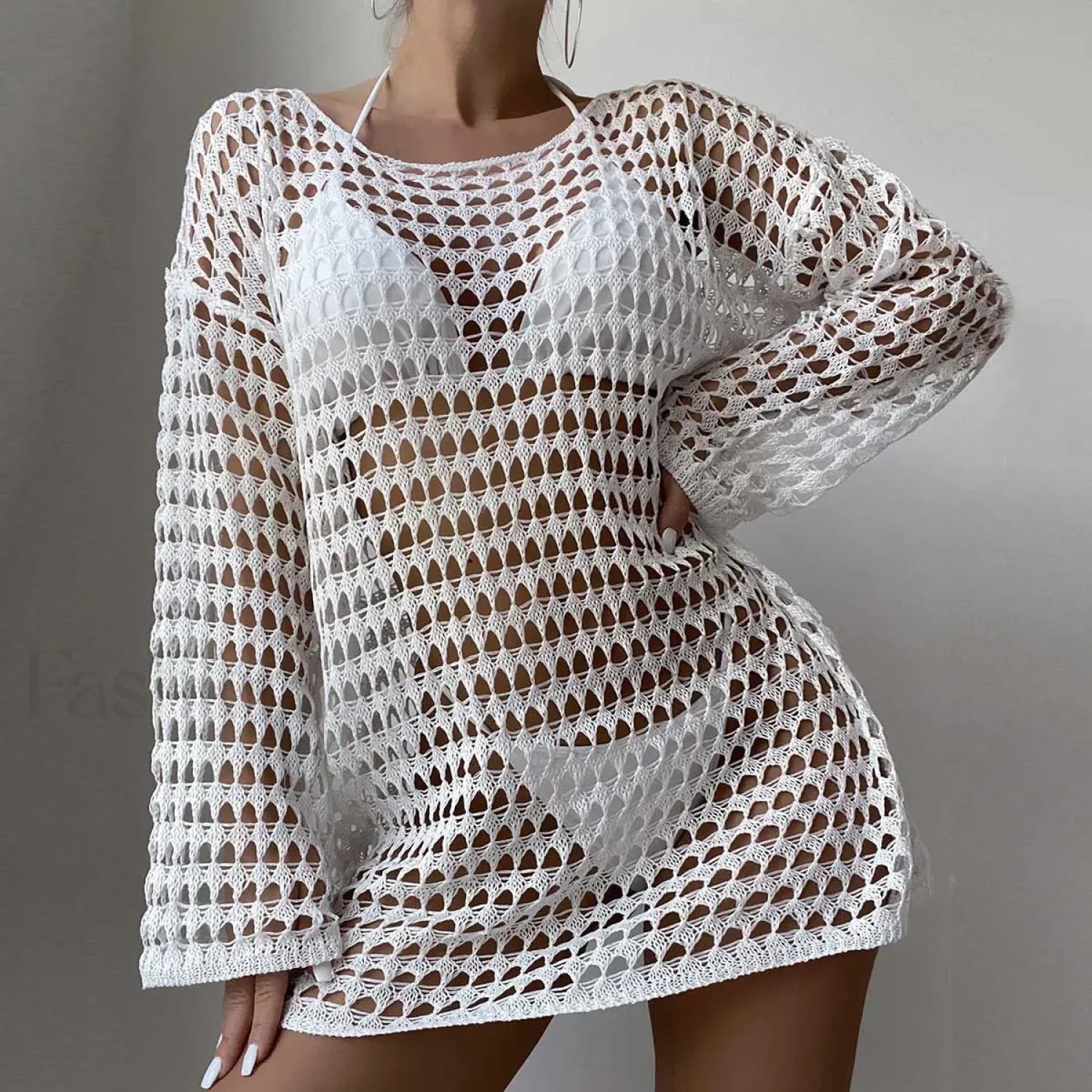 Plus Size Sun Protection Cover Up