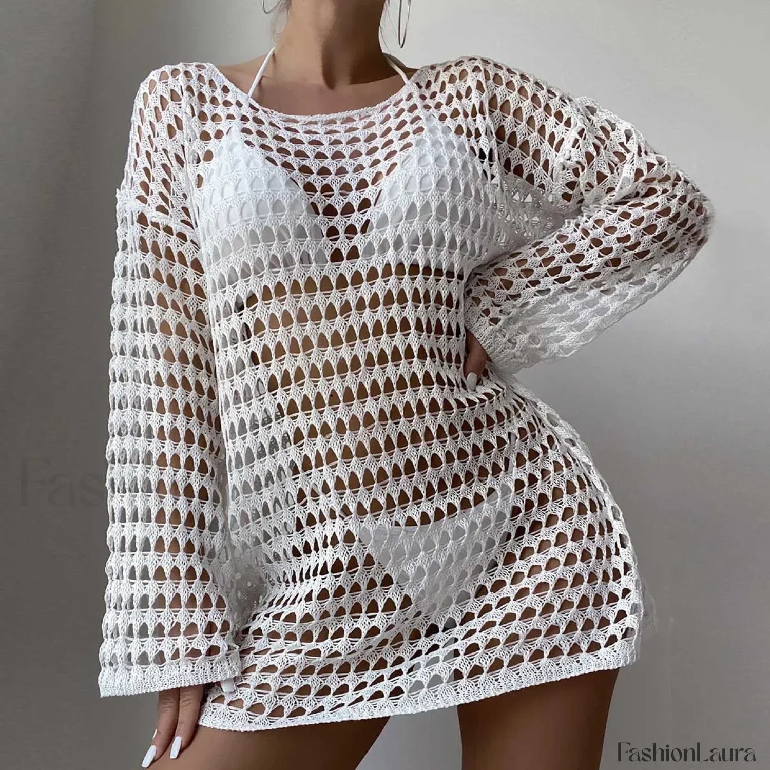 Plus Size Sun Protection Cover Up