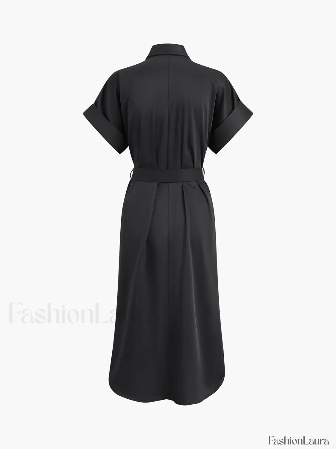 Polo Pockets Graceful Tied Midi Dress