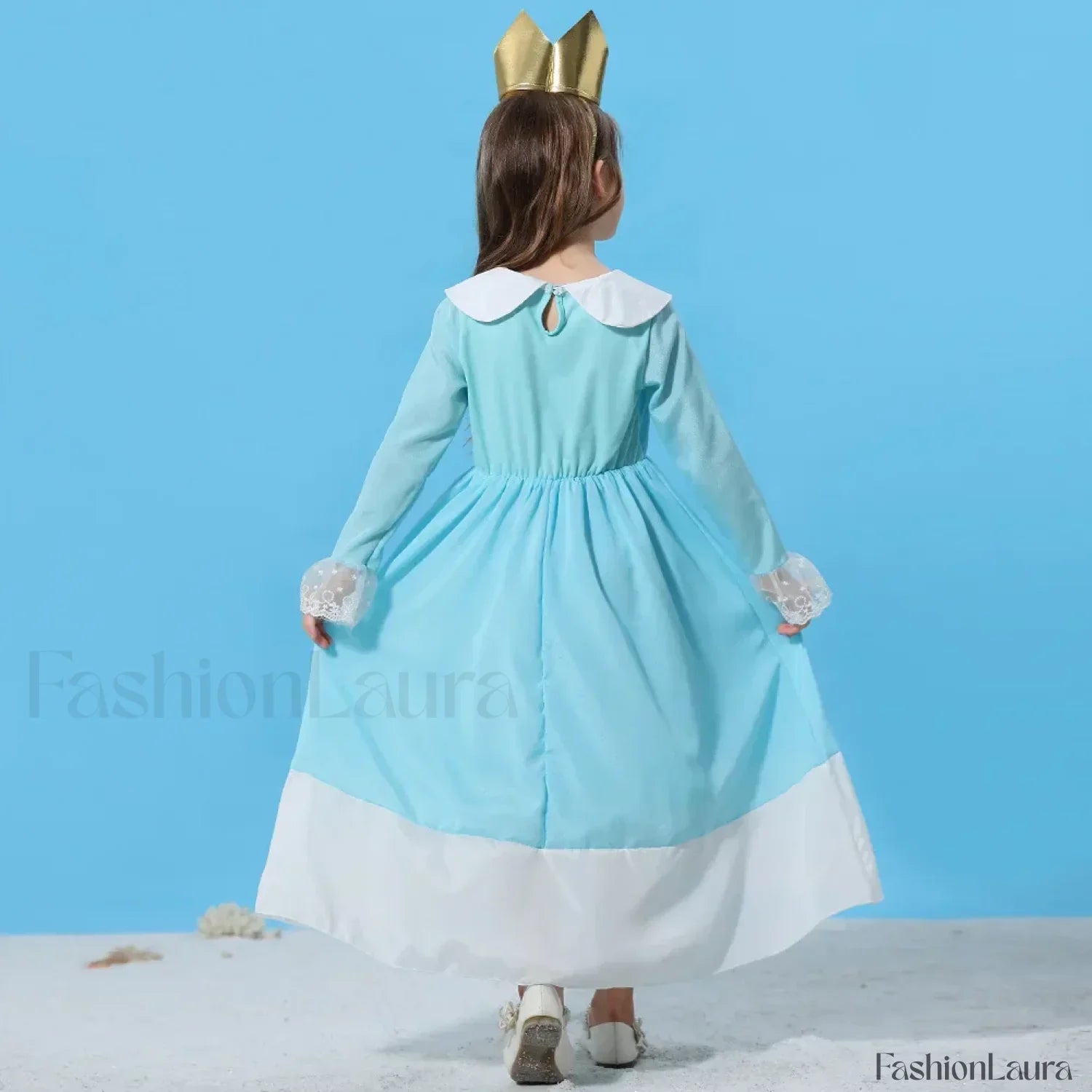 Princess Cosplay Peach Dress Accessories Role Play Carnival Birthday Kid Costume