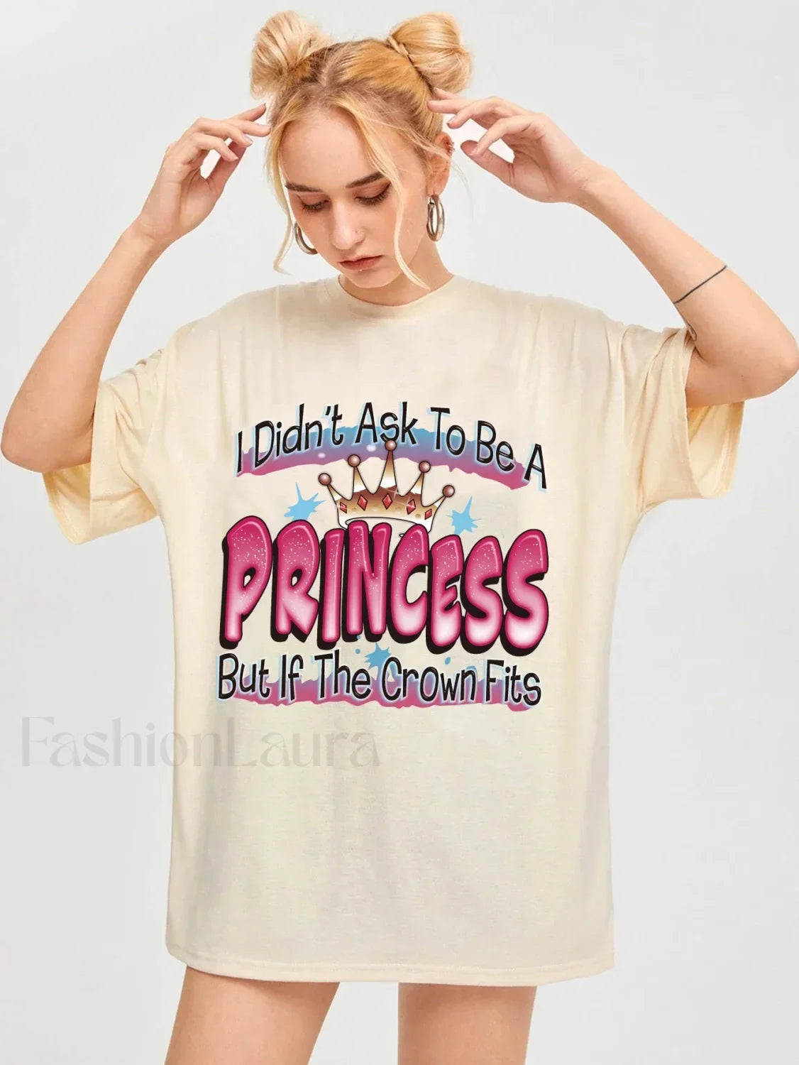 Princess Letter Print Harajuku Aesthetic T-Shirt