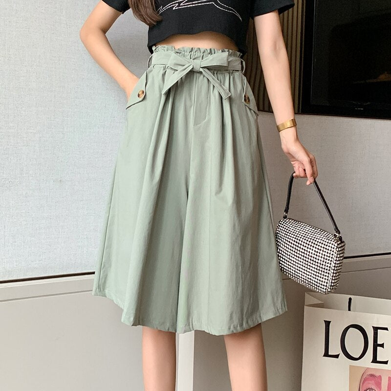 Slim Trousers Shorts