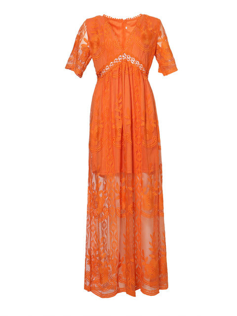 Molly Aesthetic Long Dress Flowing and Breathable Statement Occasion Edit