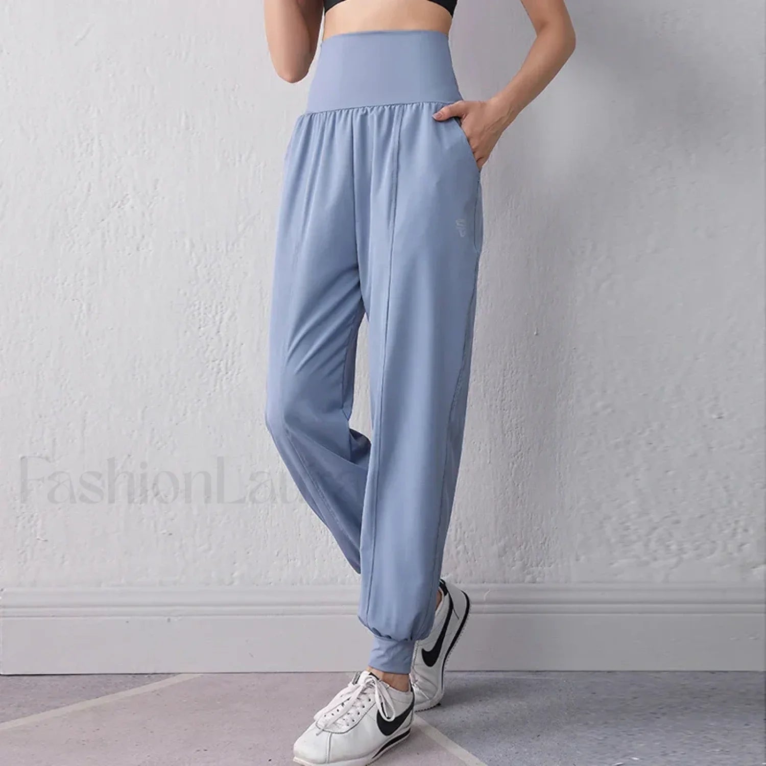Quick Dry Loose Fitness Jogging Sweatpants Blue / S