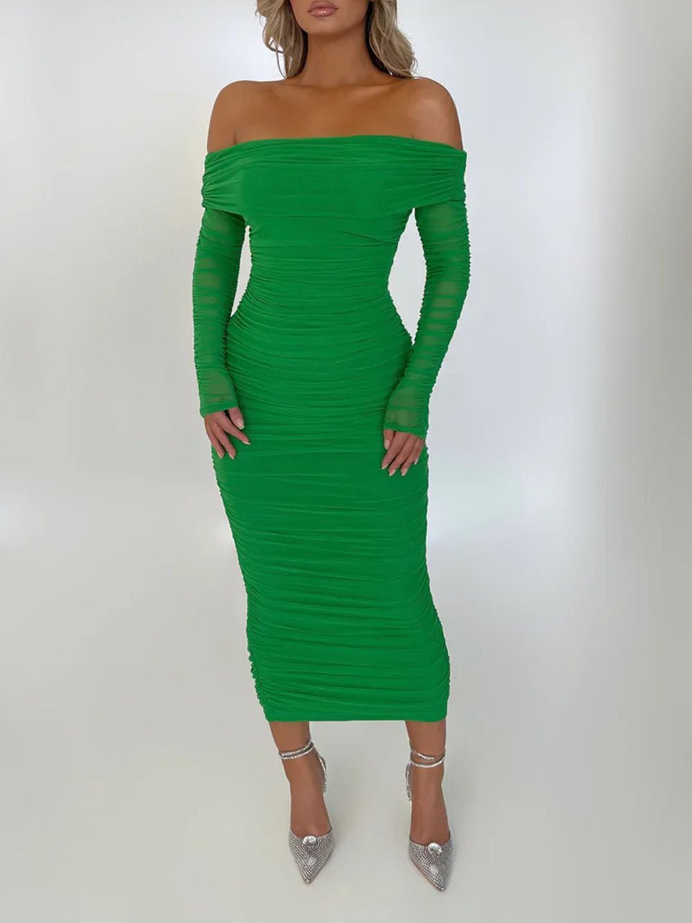 Reagan Off Shoulder Maxi Dress