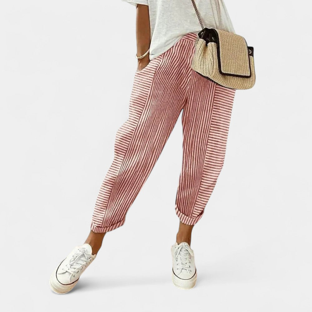 SANDRA STRIPED PANTS
