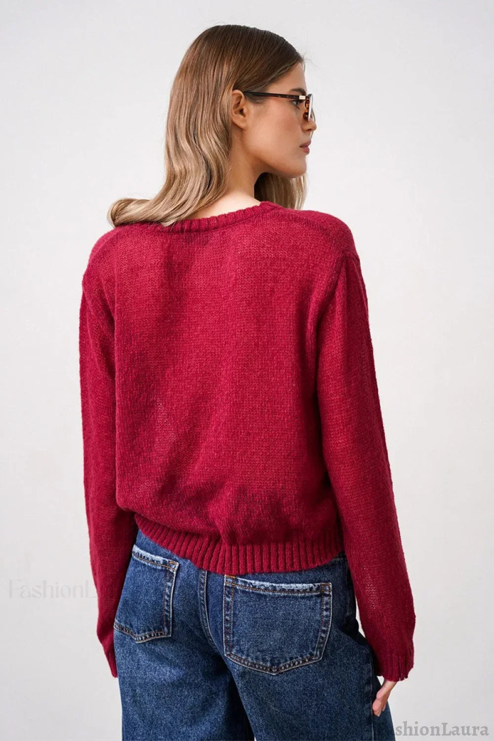 Relaxed Fit Knit Cardigan