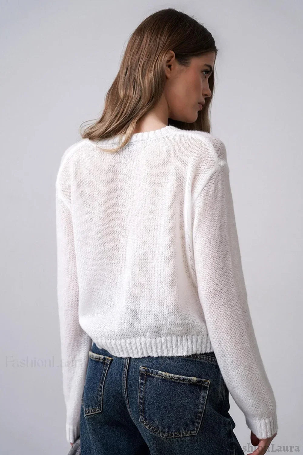 Relaxed Fit Knit Cardigan