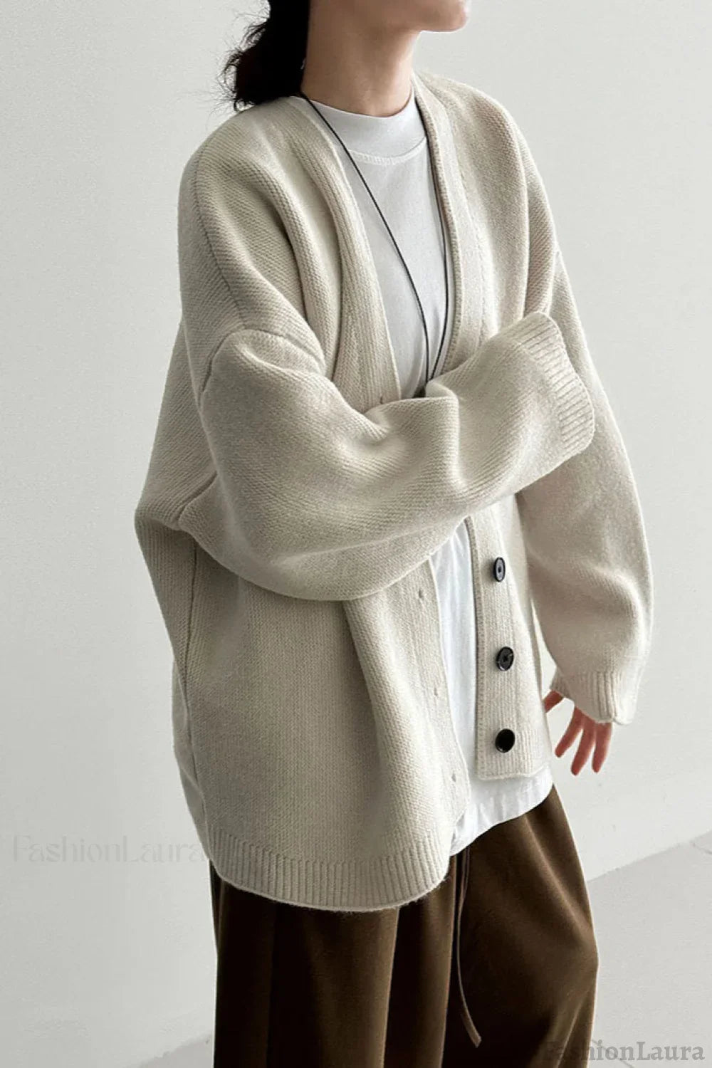 Relaxed Fit Vintage Cardigan