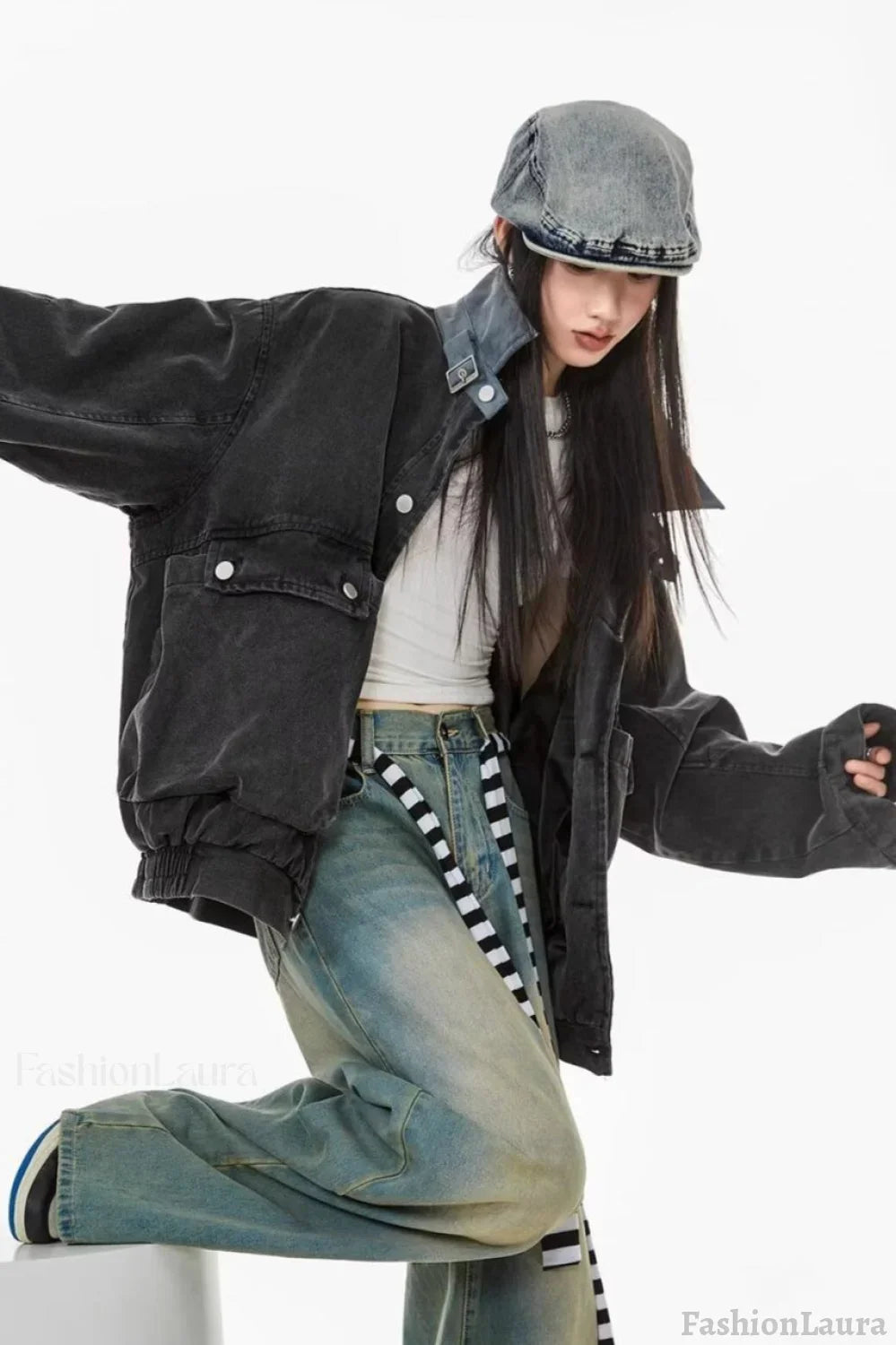 Relaxed Fit Workwear Pocket Jacket