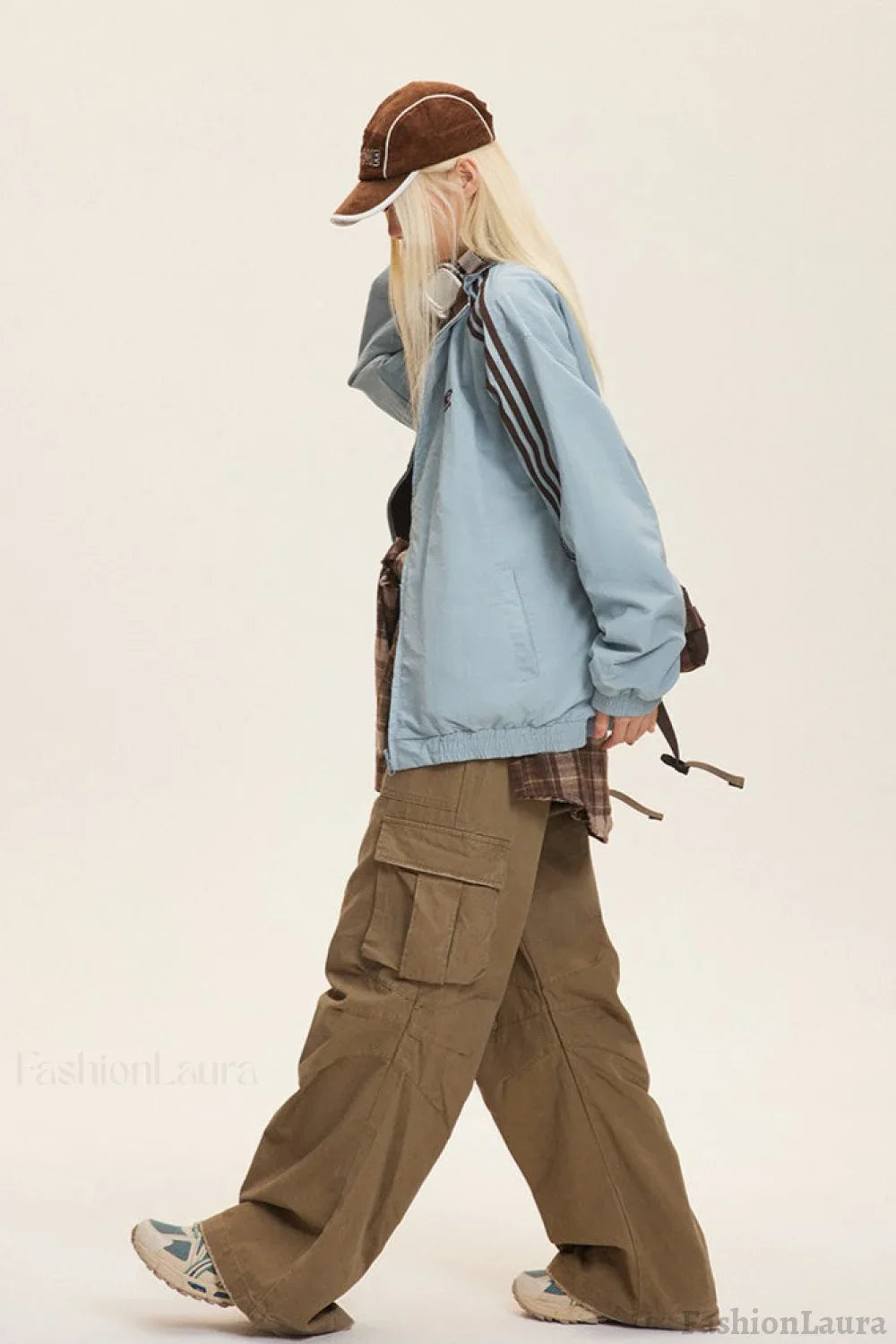 Reversible Stand Collar Colorblock Jacket