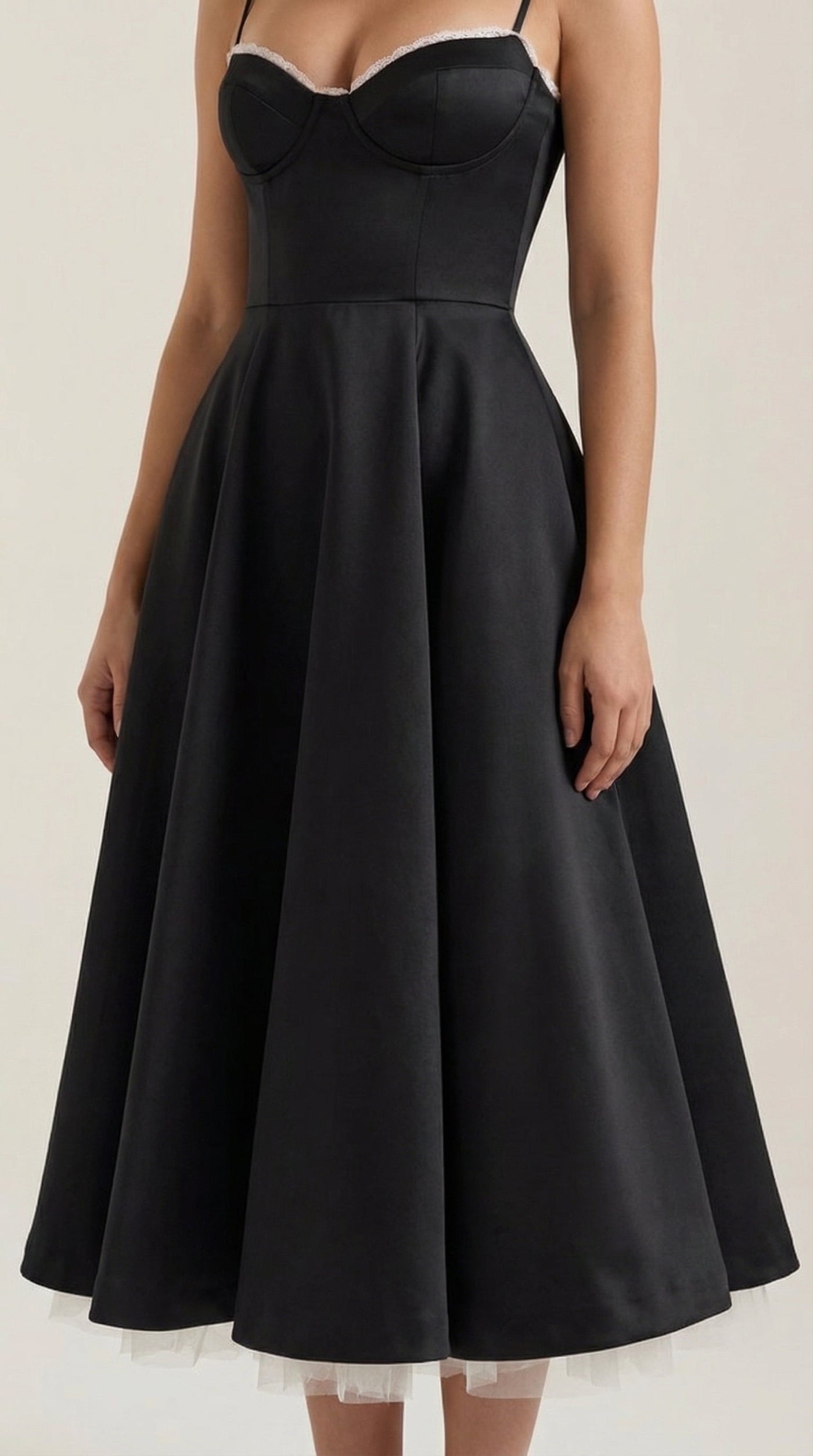 Sweetheart Corset Fit and Flare Midi Dress 18