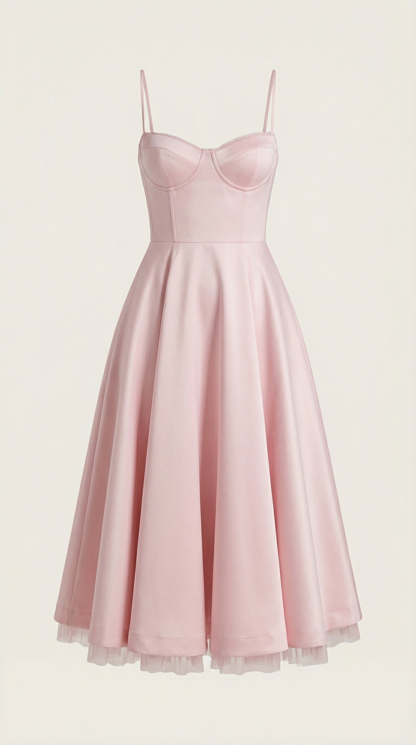 Sweetheart Corset Fit and Flare Midi Dress 30
