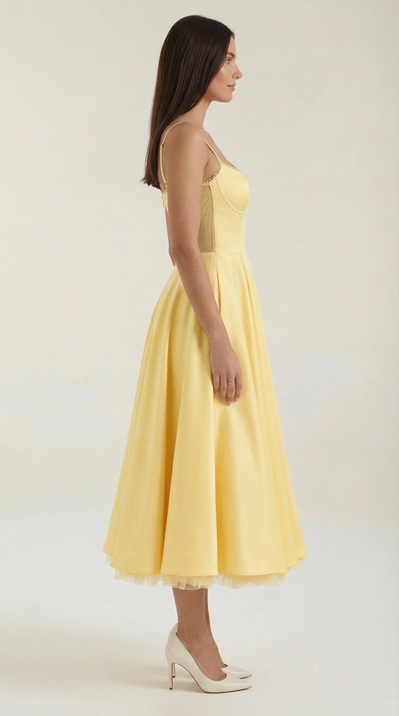 Sweetheart Corset Fit and Flare Midi Dress 22