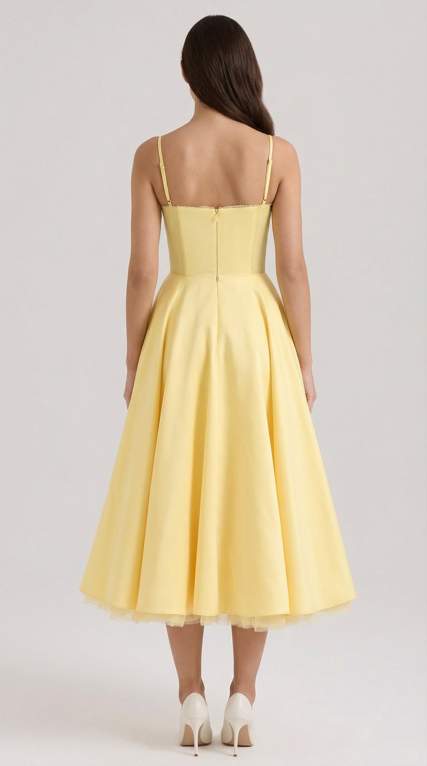 Sweetheart Corset Fit and Flare Midi Dress 24