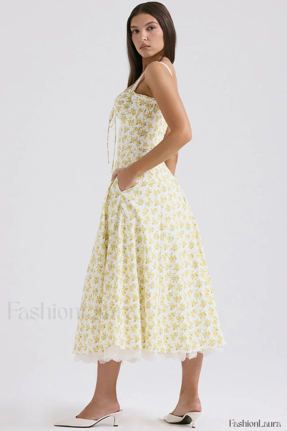 Rosalee Print Stylish Cotton Sundress