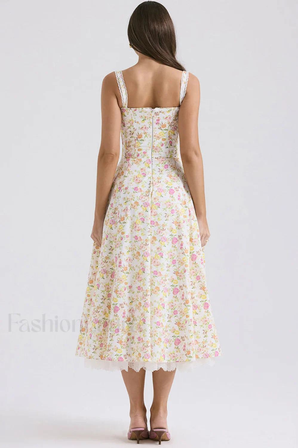 Rosalee Print Stylish Cotton Sundress