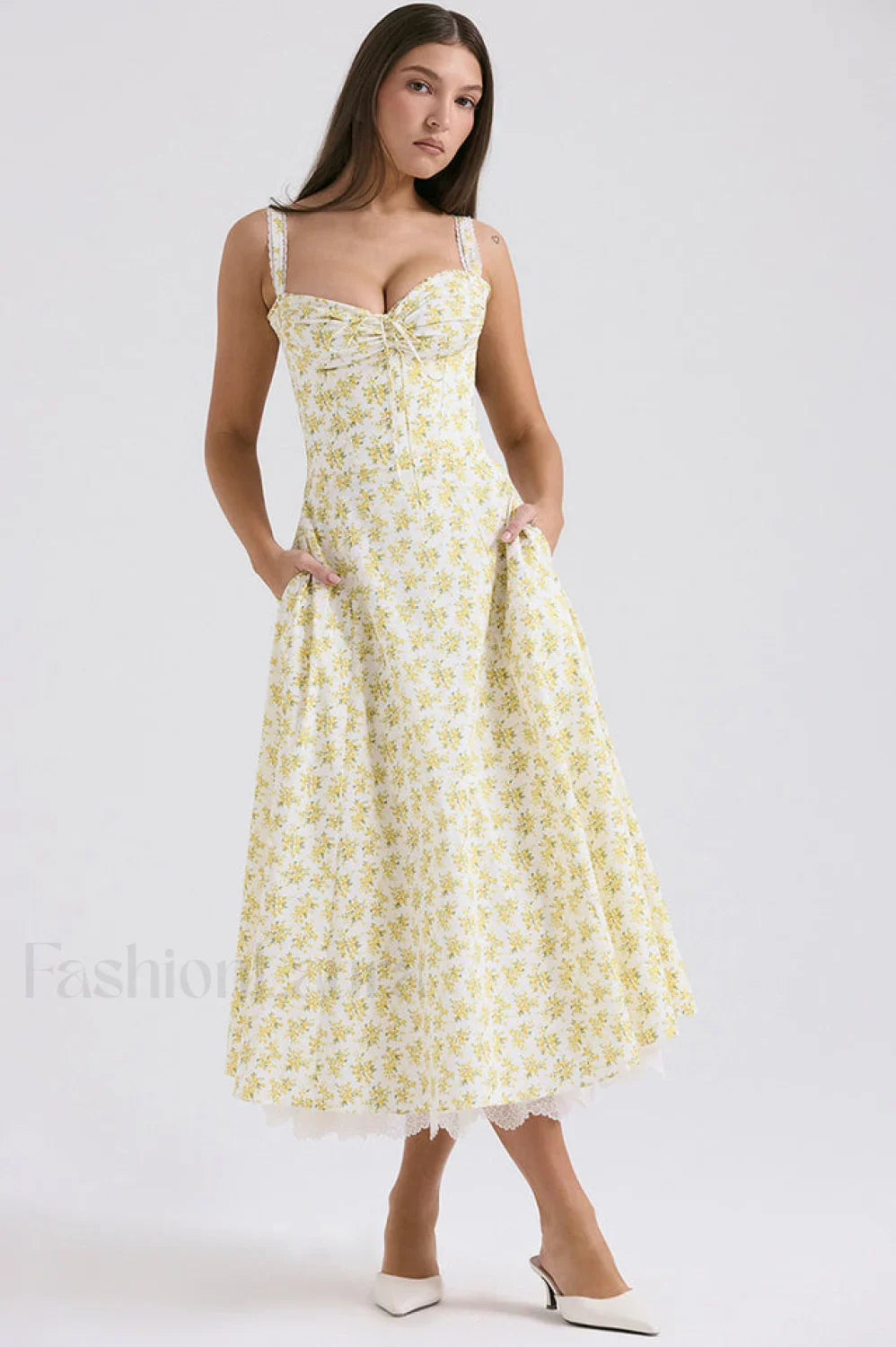 Rosalee Print Stylish Cotton Sundress