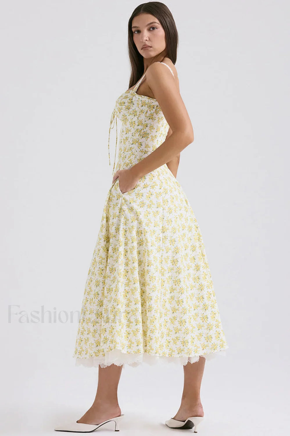Rosalee Print Stylish Cotton Sundress