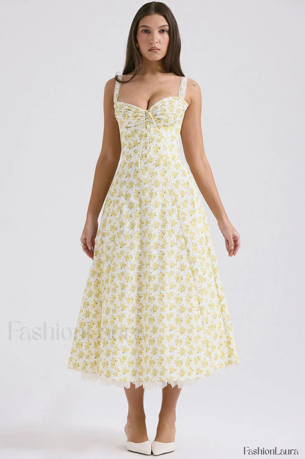 Rosalee Print Stylish Cotton Sundress