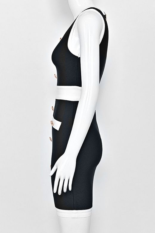 Rosie Bodycon Mini Dress - Classic Black