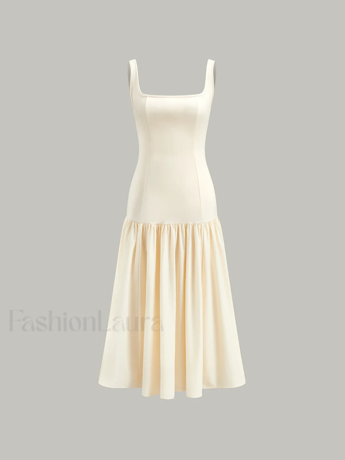 Ruffle Long Cami Sundress