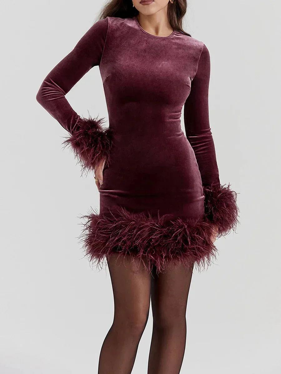 Ryleigh Long Sleeve Bodycon Mini Dress - Fashion Pov
