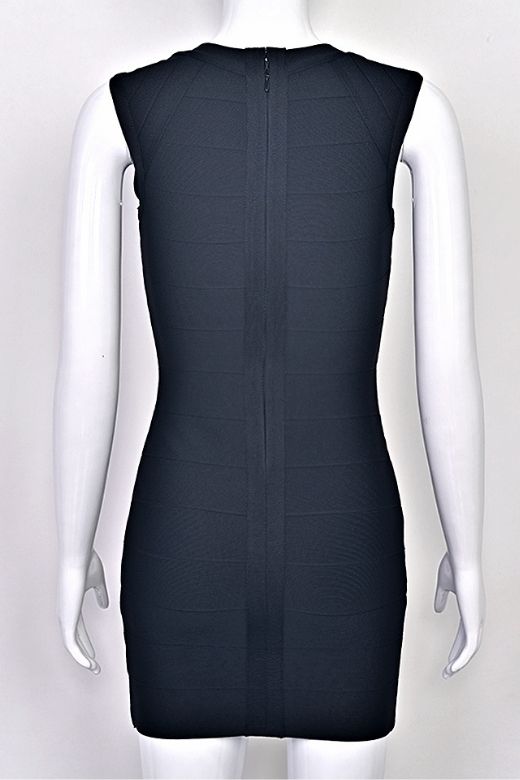 Sabrina Bandage Mini Dress - Red Wine
