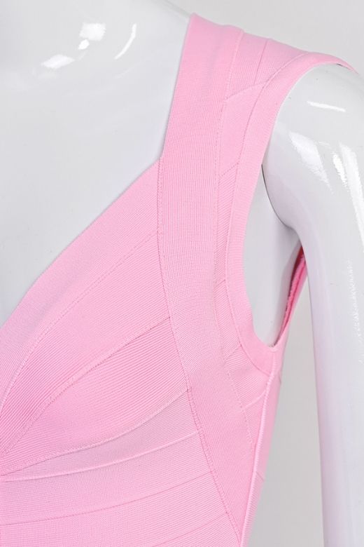 Sabrina Bandage Mini Dress - Dusty Pink