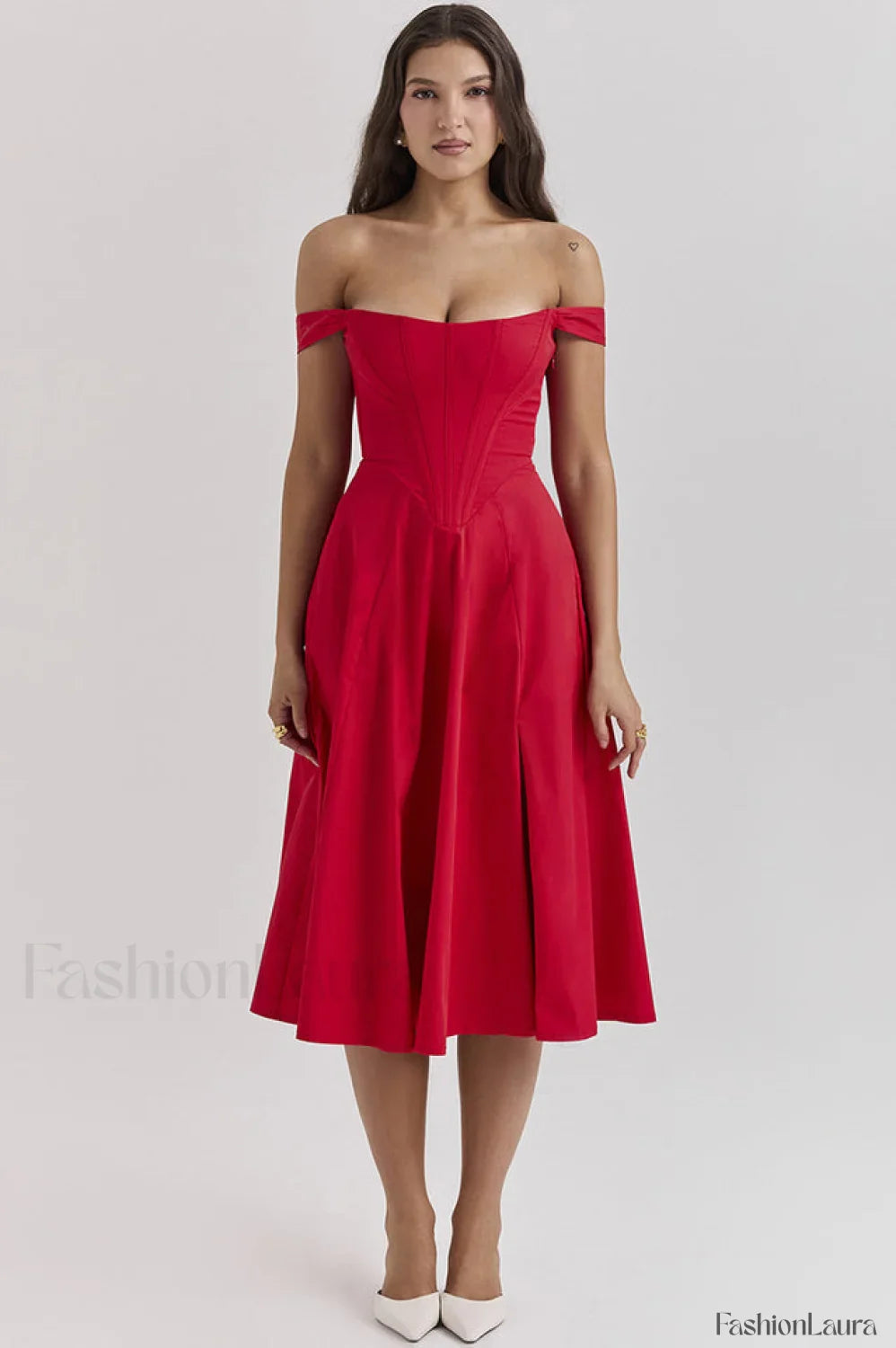 Saira Floral Stylish Print Midi Sundress