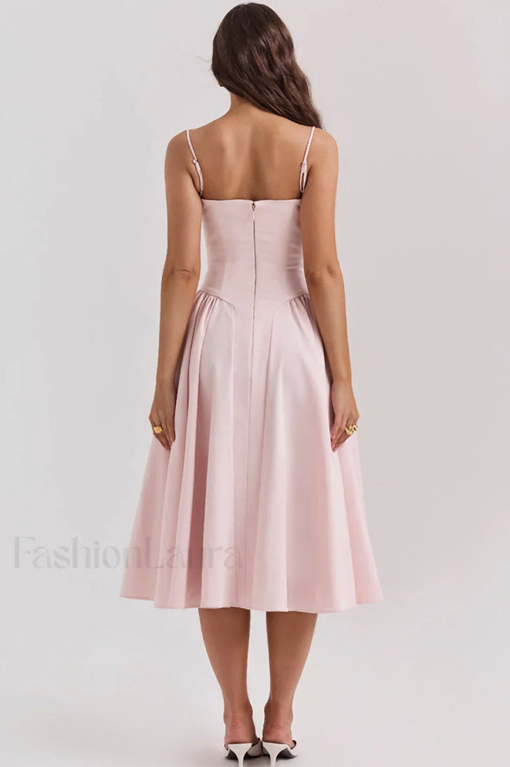 Samaria French Stylish Navy Corset Sundress