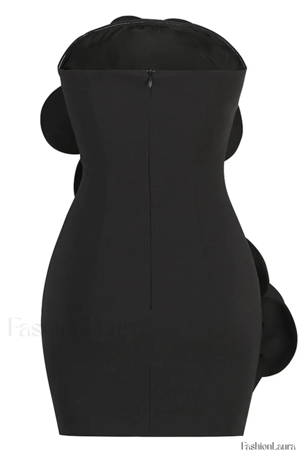 Sarrili 3D Floral Charming Corset Mini Dress