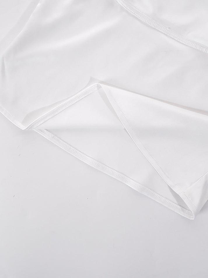 Satin Draped Cowl Neck Lace Bralette Layered Tank Top 20