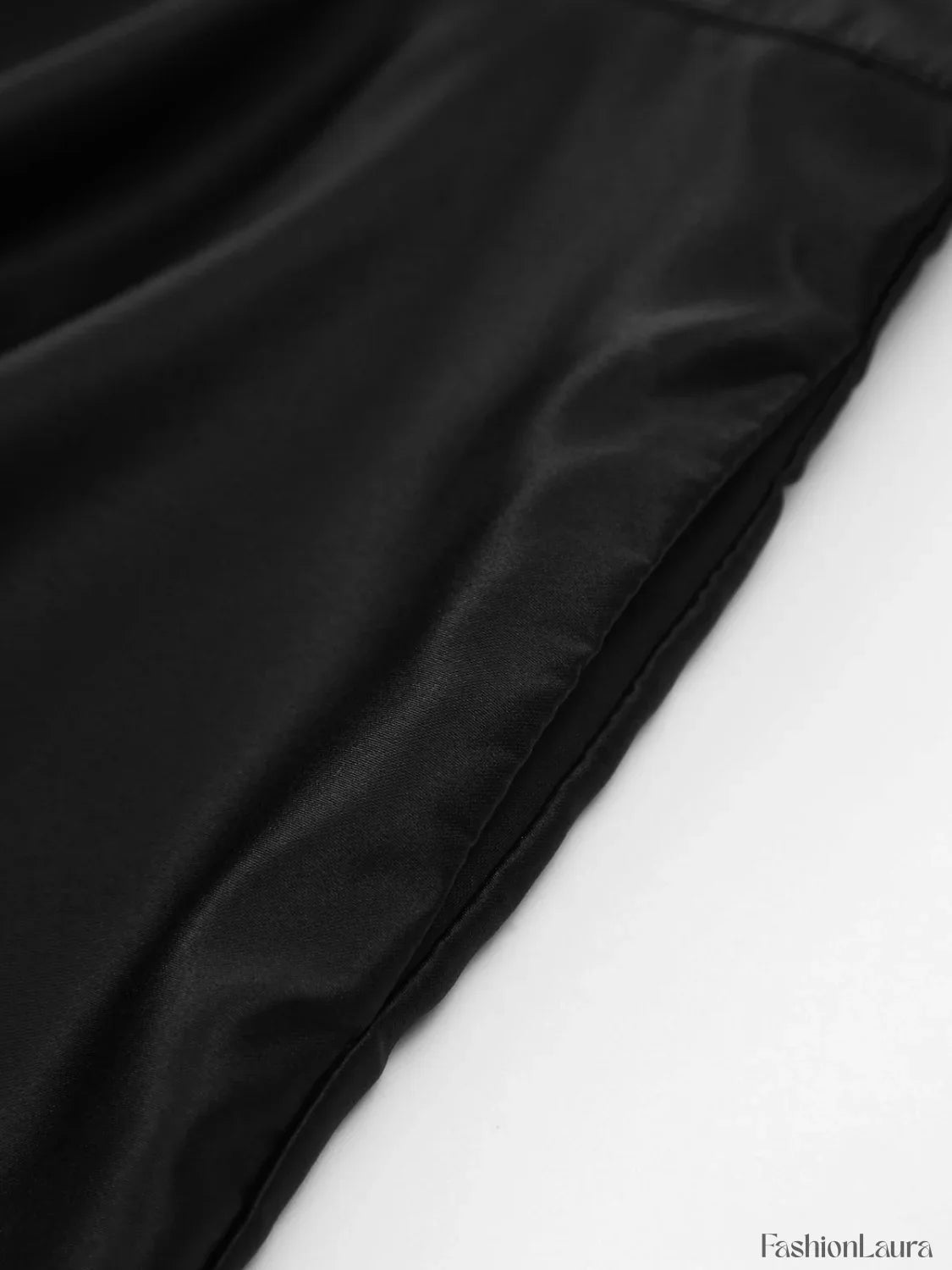 Satin Knotted Doule Pockets Open Back Pleated Mini Dress