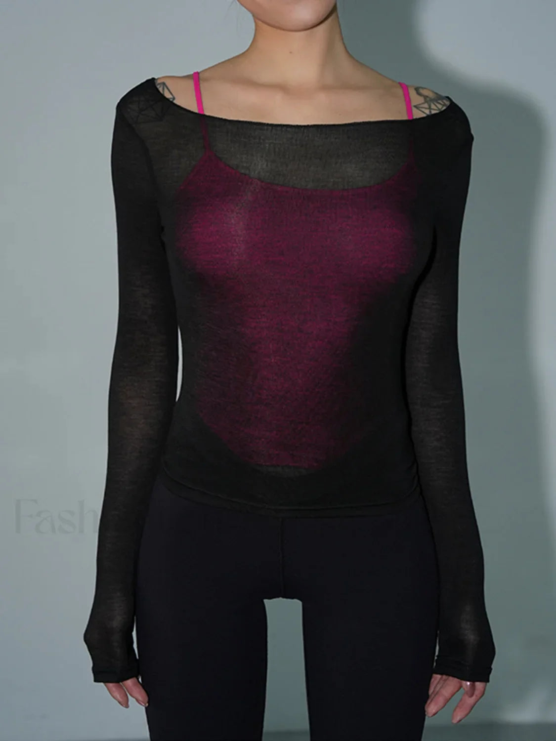 See Through Graceful Cover Up Shirt