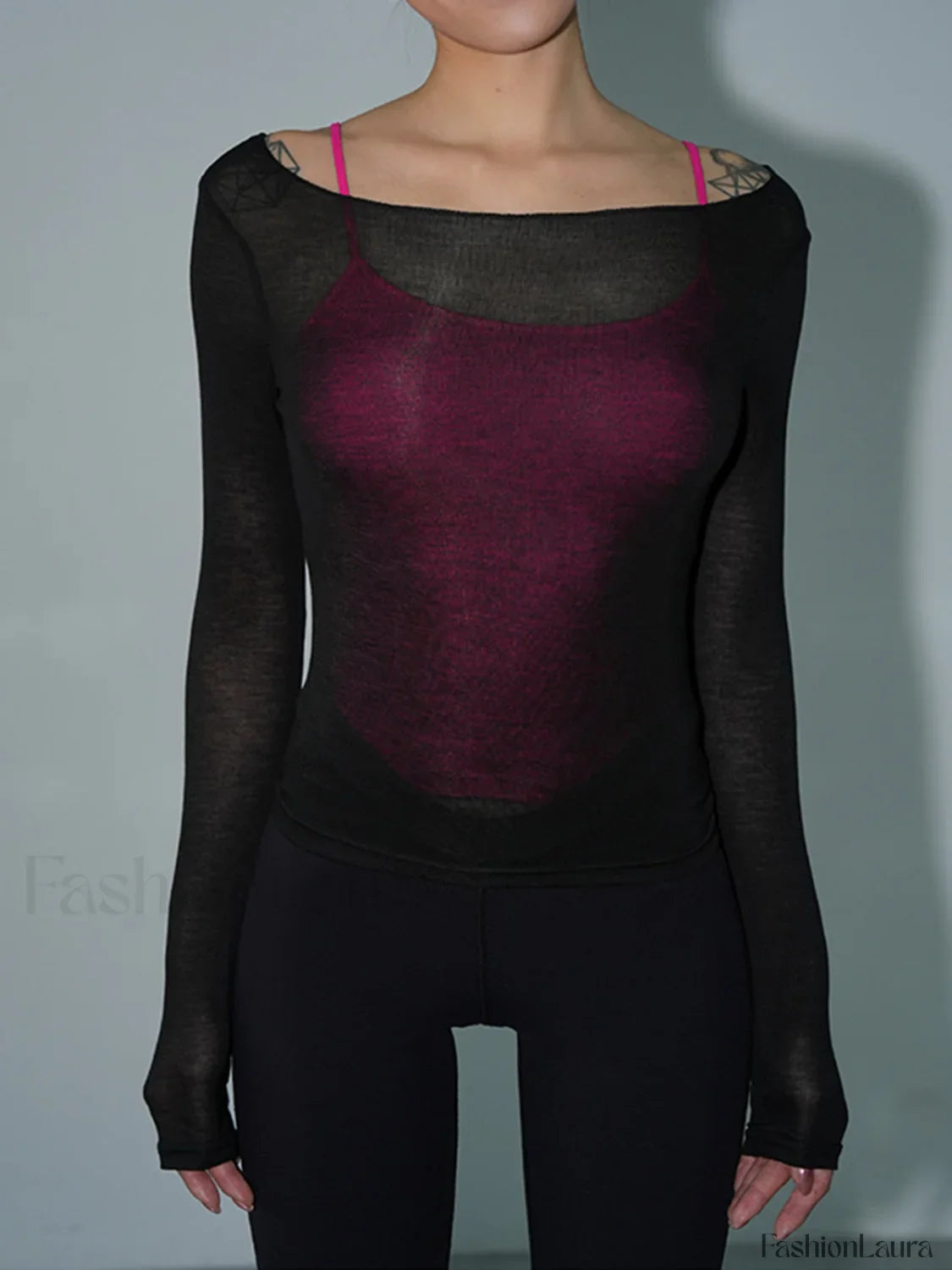 See Through Graceful Cover Up Shirt