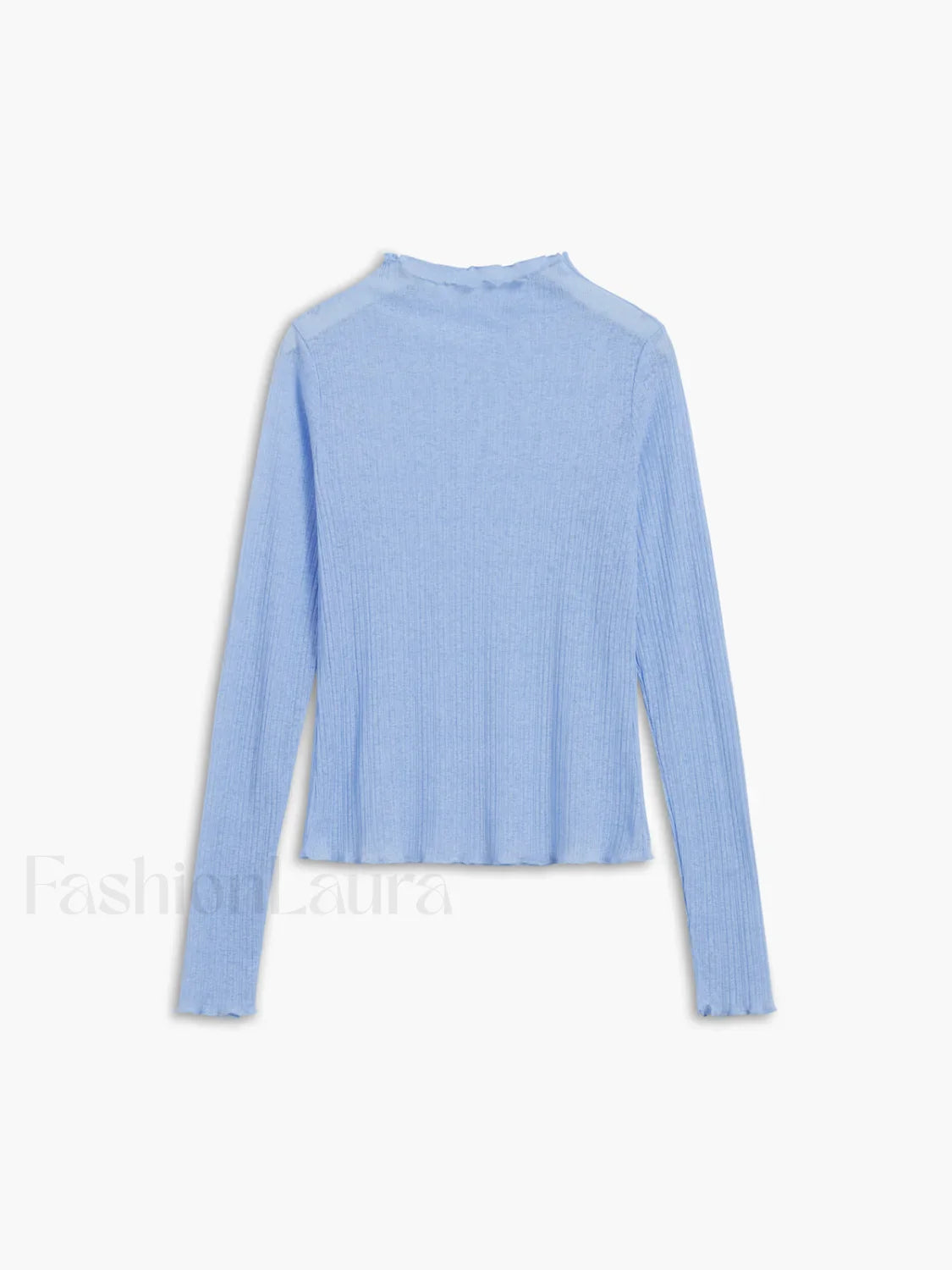 See Through Graceful Mesh Textured Shirt