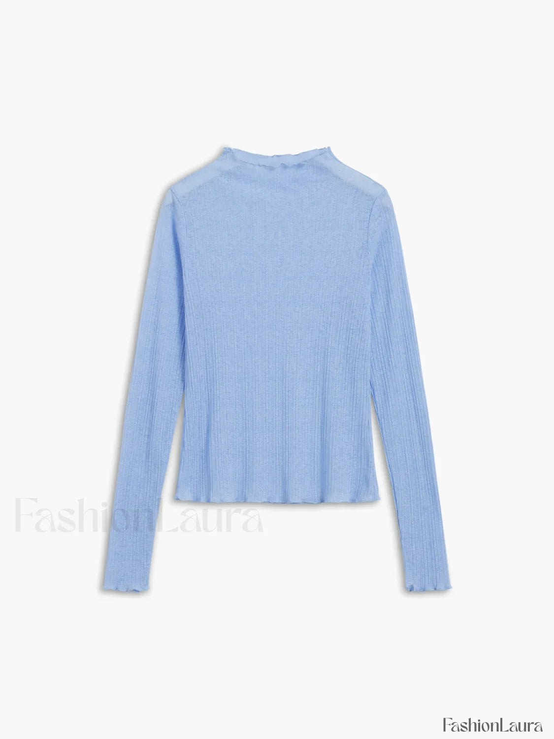 See Through Graceful Mesh Textured Shirt