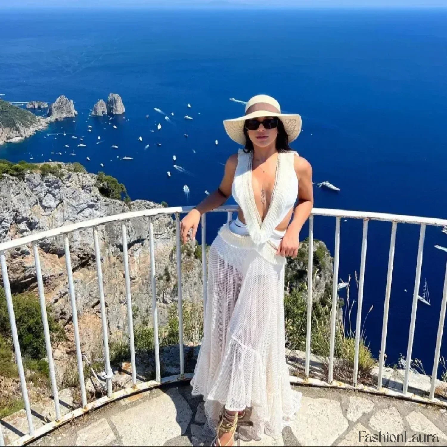 See-Through Tassel Boho Dress