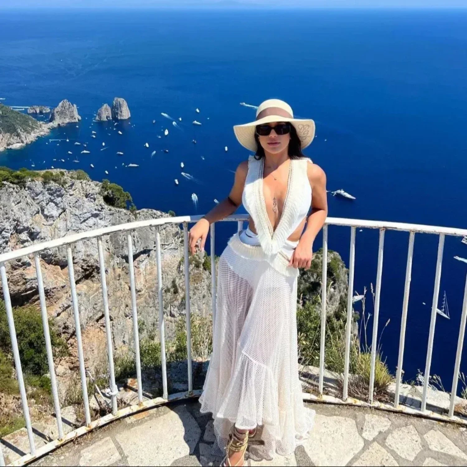 See-Through Tassel Boho Dress