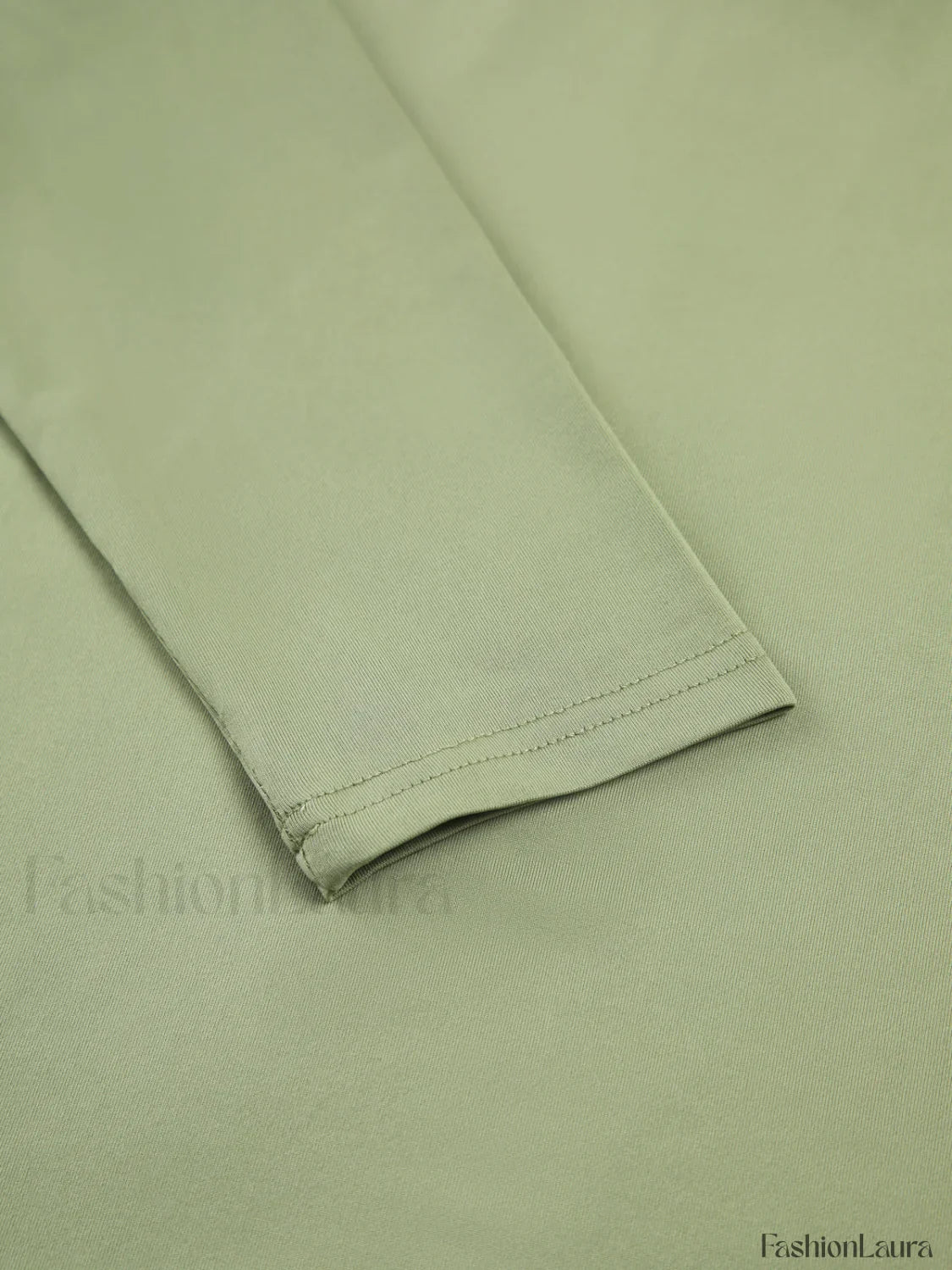 Semi-Sheer Long Sleeve Crop Top