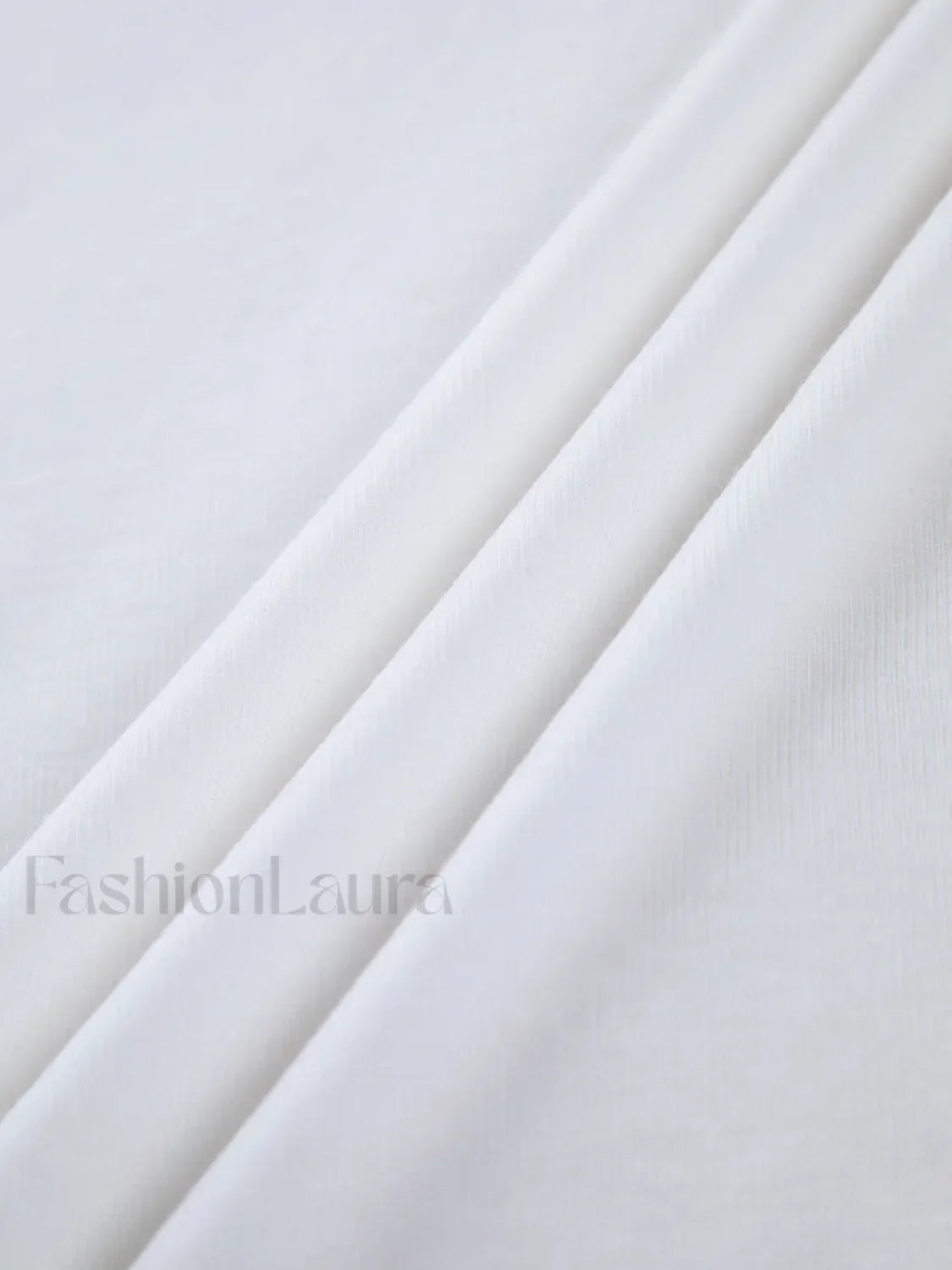 Semi-Sheer Overfold Off-Shoulder Shirt