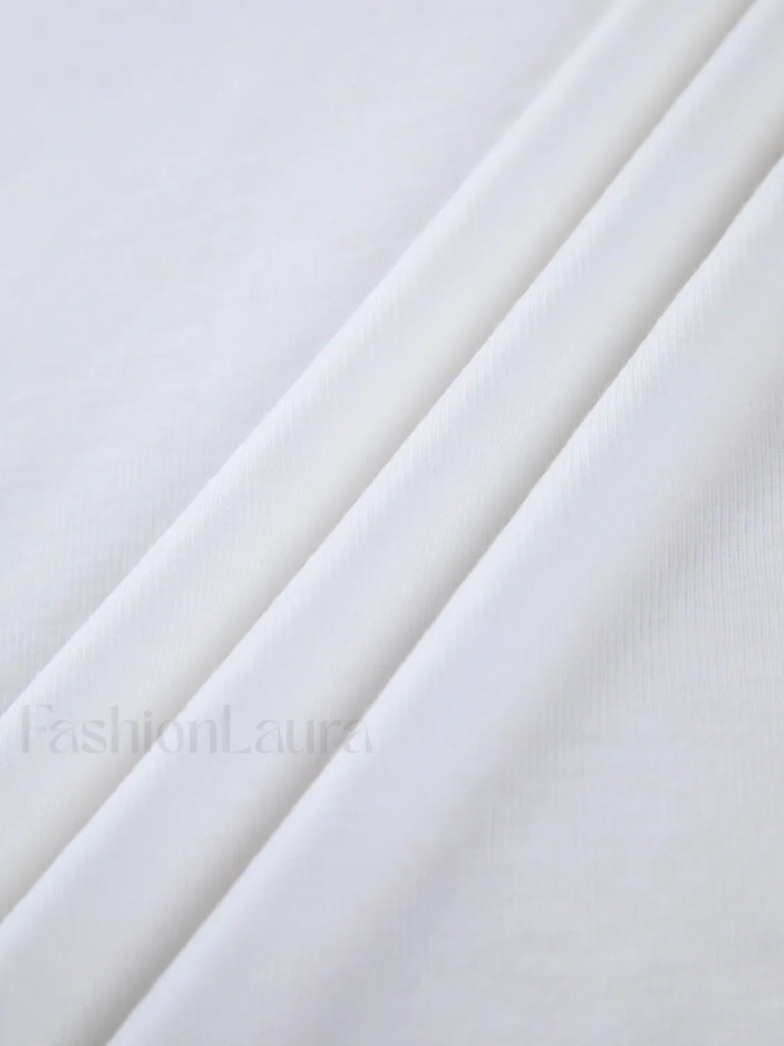 Semi-Sheer Overfold Off-Shoulder Shirt