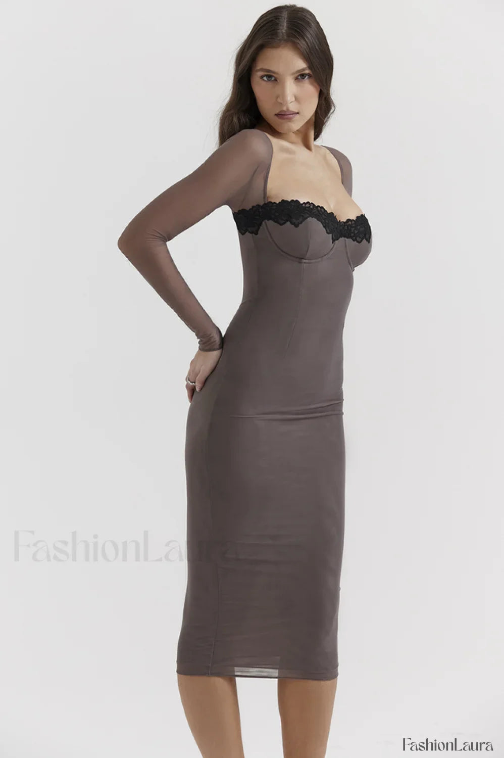 Seraphina Elegant Belted Dress