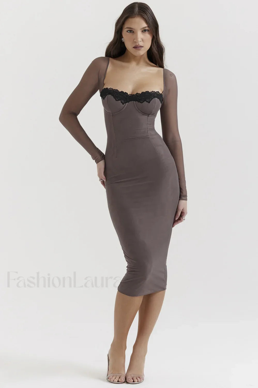 Seraphina Elegant Belted Dress XS / Black