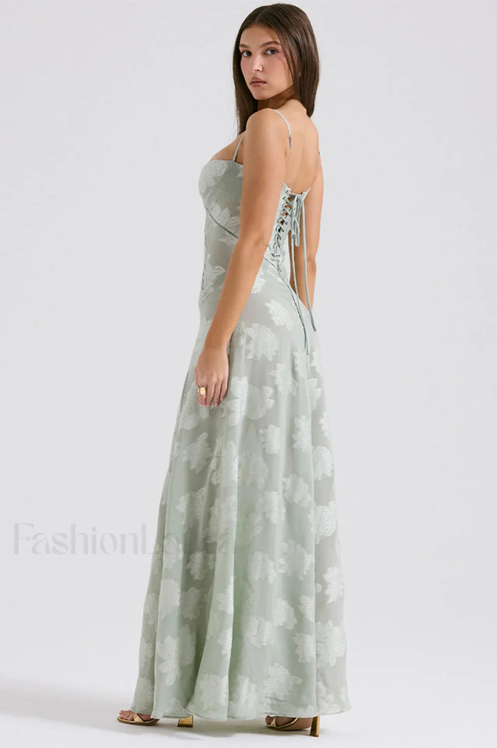 Serena Retro Purple Charming Printed Maxi Dress