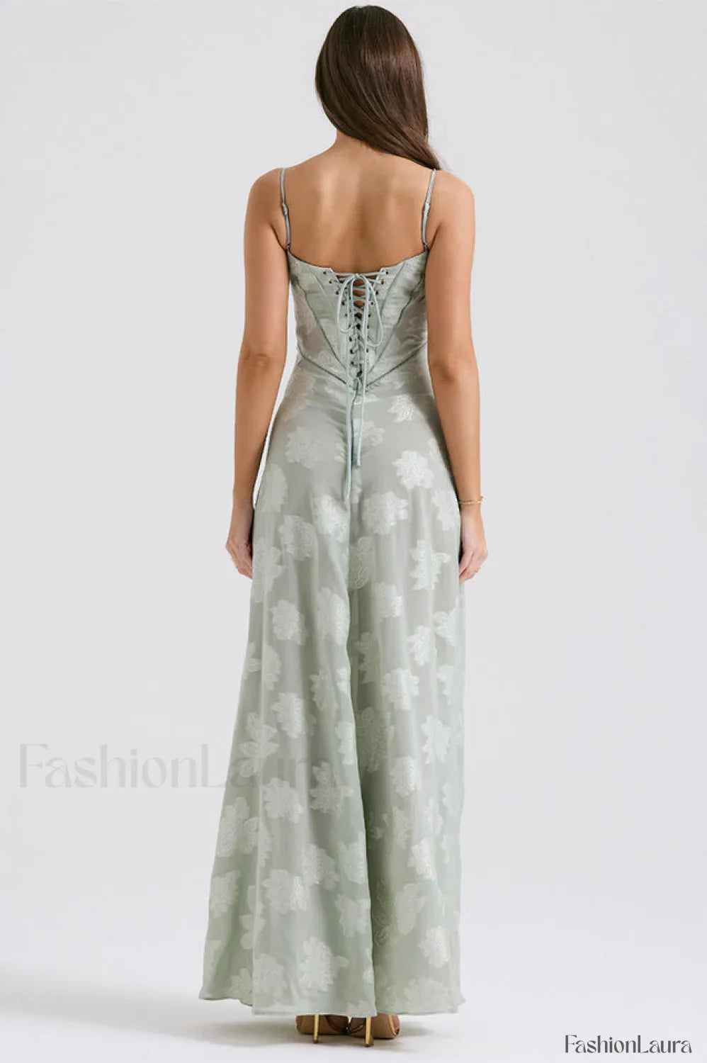 Serena Retro Purple Charming Printed Maxi Dress