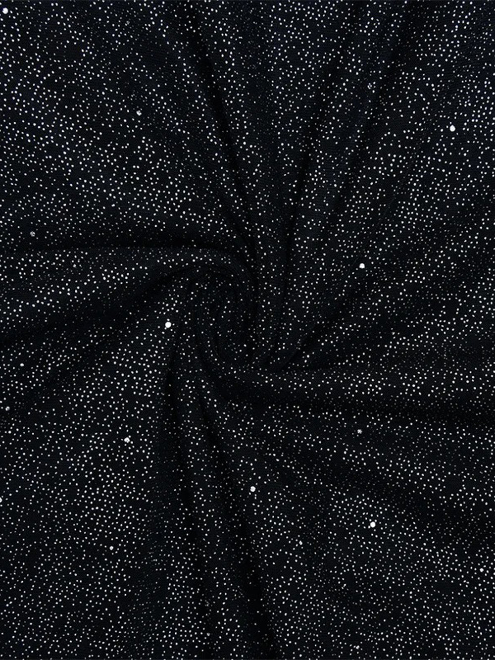 Serena Sparkle Draped Evening Gown